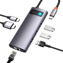 Lade das Bild in den Galerie-Viewer, 6 in 1 USB C Hub Docking Station