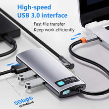 Lade das Bild in den Galerie-Viewer, 6 in 1 USB C Hub Docking Station