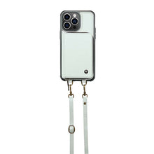 Load image into Gallery viewer, Casekis Zipper Crossbody Wallet RFID Phone Case White