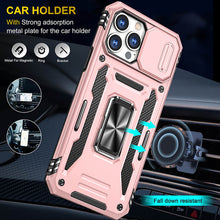 Lade das Bild in den Galerie-Viewer, Casekis Sliding Camera Cover Anti-Fall Phone Case Rose Gold