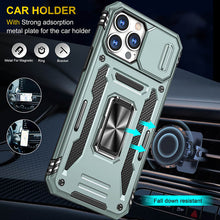 Lade das Bild in den Galerie-Viewer, Casekis Sliding Camera Cover Anti-Fall Phone Case Alpine Green