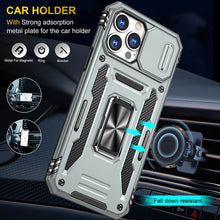 Lade das Bild in den Galerie-Viewer, Casekis Sliding Camera Cover Anti-Fall Phone Case Gray