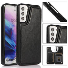 Lade das Bild in den Galerie-Viewer, Casekis Cardholder Leather Wallet Phone Case For Galaxy S21 5G