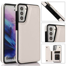 Lade das Bild in den Galerie-Viewer, Casekis Cardholder Leather Wallet Phone Case For Galaxy S21 5G