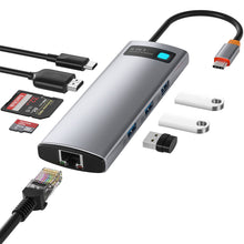 Lade das Bild in den Galerie-Viewer, 8 in 1 USB C Hub Docking Station