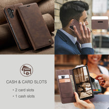 Lade das Bild in den Galerie-Viewer, Casekis Retro Wallet Case for Galaxy A13 5G