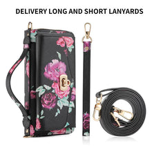 Lade das Bild in den Galerie-Viewer, Casekis Multifunction Tote Crossbody Phone Bag Black