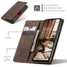 Lade das Bild in den Galerie-Viewer, Casekis Retro Wallet Case for Galaxy A13 5G