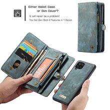 Load image into Gallery viewer, Casekis Samsung Galaxy A12 Multifunctional Wallet PU Leather Case - Casekis