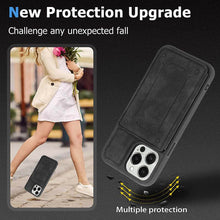 Load image into Gallery viewer, Casekis Magnetic Cardholder Phone Case Black