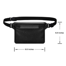 Lade das Bild in den Galerie-Viewer, Casekis Large Waterproof Pouch with Waist Strap - 2 Packs