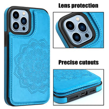 Lade das Bild in den Galerie-Viewer, Casekis Mandala Embossed Phone Case Blue