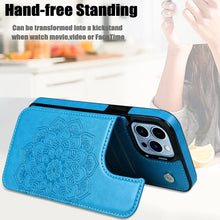 Lade das Bild in den Galerie-Viewer, Casekis Mandala Embossed Phone Case Blue