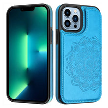 Lade das Bild in den Galerie-Viewer, Casekis Mandala Embossed Phone Case Blue