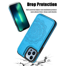 Lade das Bild in den Galerie-Viewer, Casekis Mandala Embossed Phone Case Blue