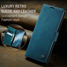 Lade das Bild in den Galerie-Viewer, Casekis Retro Wallet Case Blue