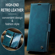 Lade das Bild in den Galerie-Viewer, Casekis Retro Wallet Case Blue