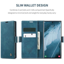 Lade das Bild in den Galerie-Viewer, Casekis Retro Wallet Case Blue