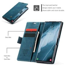 Lade das Bild in den Galerie-Viewer, Casekis Retro Wallet Case Blue