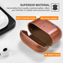 Lade das Bild in den Galerie-Viewer, Casekis Genuine Leather Case for AirPods 3