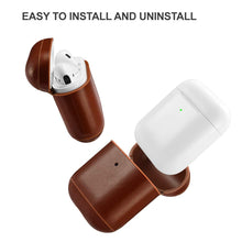 Lade das Bild in den Galerie-Viewer, Casekis Genuine Leather Case for AirPods 1/2