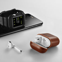 Lade das Bild in den Galerie-Viewer, Casekis Genuine Leather Case for AirPods 1/2