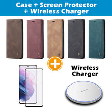 Lade das Bild in den Galerie-Viewer, Casekis Retro Wallet Case For Galaxy S21 5G