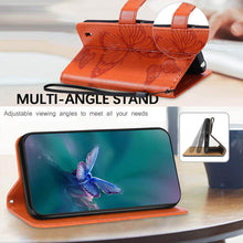 Lade das Bild in den Galerie-Viewer, Casekis Embossed Butterfly Wallet Phone Case Orange
