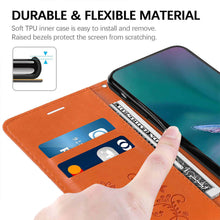 Lade das Bild in den Galerie-Viewer, Casekis Embossed Butterfly Wallet Phone Case Orange