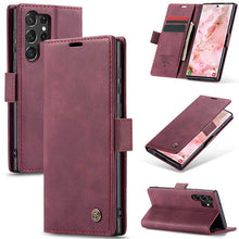 Lade das Bild in den Galerie-Viewer, Casekis Retro Wallet Case For Galaxy S23 Ultra 5G