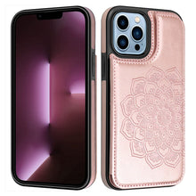 Lade das Bild in den Galerie-Viewer, Casekis Mandala Embossed Phone Case Rose Gold