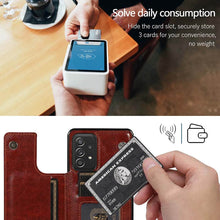 Load image into Gallery viewer, Casekis Cardholder Leather Wallet Phone Case For Galaxy A52 4G/5G