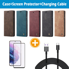 Lade das Bild in den Galerie-Viewer, Casekis Retro Wallet Case for Galaxy A13 5G