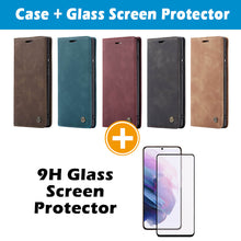 Lade das Bild in den Galerie-Viewer, Casekis Retro Wallet Case For Galaxy S21 FE 5G