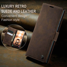 Load image into Gallery viewer, Casekis Retro Wallet Case Coffee