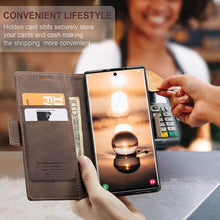 Load image into Gallery viewer, Casekis Retro Wallet Case Coffee