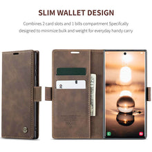 Load image into Gallery viewer, Casekis Retro Wallet Case Coffee