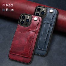 Load image into Gallery viewer, Casekis Wristband Stand Phone Case Red