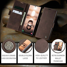 Lade das Bild in den Galerie-Viewer, Casekis Retro Wallet Case For Galaxy S22 Ultra 5G