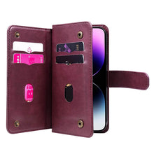 Lade das Bild in den Galerie-Viewer, Casekis Large Capacity Cardholder Phone Case Red