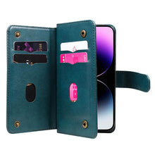 Lade das Bild in den Galerie-Viewer, Casekis Large Capacity Cardholder Phone Case Dark Green