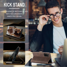 Load image into Gallery viewer, Casekis Retro Wallet Case For Galaxy Note 20 Ultra