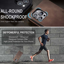 Load image into Gallery viewer, Casekis Retro Wallet Case For iPhone 13 Pro Max