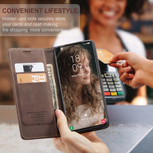 Lade das Bild in den Galerie-Viewer, Casekis Retro Wallet Case For Galaxy S21 FE 5G