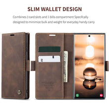 Lade das Bild in den Galerie-Viewer, Casekis Retro Wallet Case For Galaxy S22 Ultra 5G
