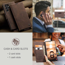 Lade das Bild in den Galerie-Viewer, Casekis Retro Wallet Case For Galaxy S22 Ultra 5G