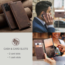 Lade das Bild in den Galerie-Viewer, Casekis Retro Wallet Case For Galaxy S21 Ultra 5G