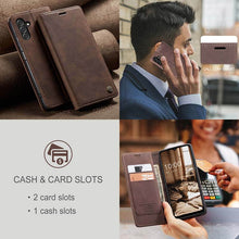 Load image into Gallery viewer, Casekis Retro Wallet Case for Galaxy A14 5G