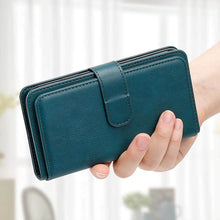 Lade das Bild in den Galerie-Viewer, Casekis Large Capacity Cardholder Phone Case Dark Green