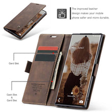 Load image into Gallery viewer, Casekis Retro Wallet Case For Galaxy Note 20 Ultra